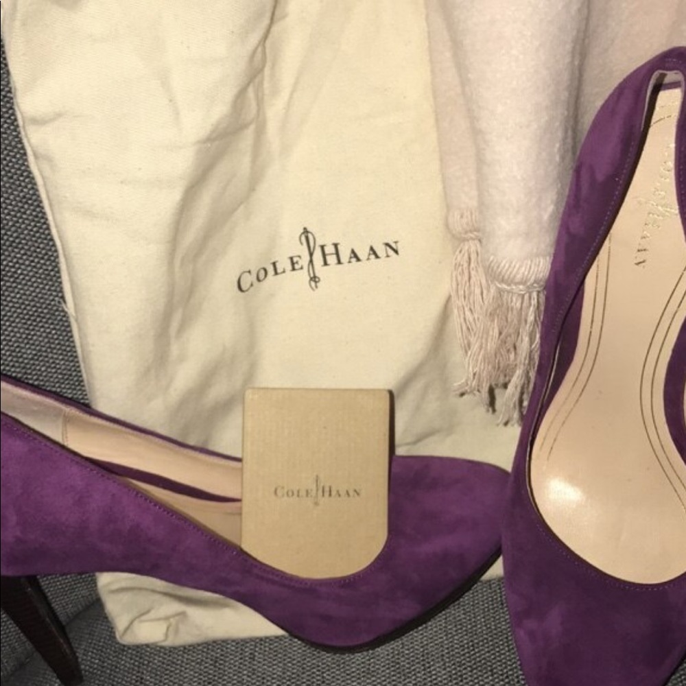Purple shoes by Cole Haan